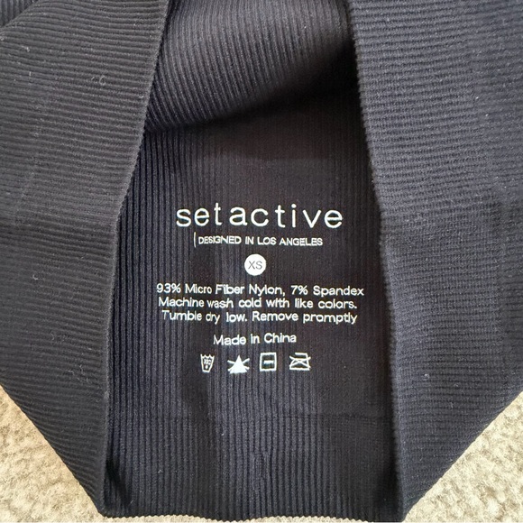 SET Active Sculptflex Box Bra in Onyx XS - Picture 2 of 3